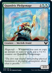 Quandrix Pledgemage (219) - Strixhaven: School of Mages