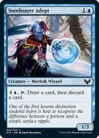 Soothsayer Adept (55) - Strixhaven: School of Mages