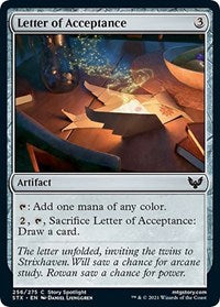 Letter of Acceptance (256) - Strixhaven: School of Mages