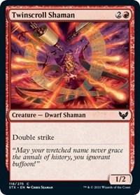 Twinscroll Shaman (118) - Strixhaven: School of Mages
