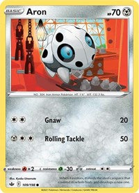 Aron (109/198) - SWSH06: Chilling Reign