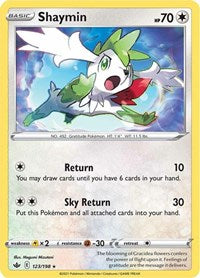 Shaymin (123/198) - SWSH06: Chilling Reign