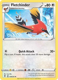 Fletchinder (139/203) - SWSH07: Evolving Skies