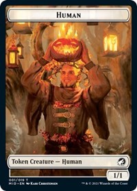 Human Token (1) - Innistrad: Midnight Hunt
