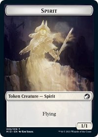 Spirit Token (2) - Innistrad: Midnight Hunt