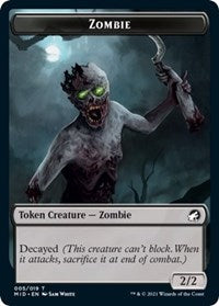 Zombie 005 Token (5) - Innistrad: Midnight Hunt