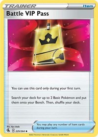 Battle VIP Pass (225/264) - SWSH08: Fusion Strike