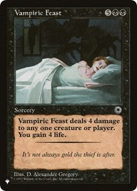 Vampiric Feast () - The List Reprints