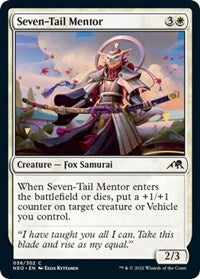 Seven Tail Mentor (36) - Kamigawa: Neon Dynasty