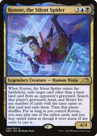Kotose the Silent Spider (228) - Kamigawa: Neon Dynasty