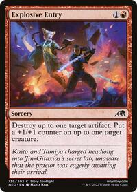 Explosive Entry (139) - Kamigawa: Neon Dynasty