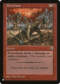 Pyroclasm () - The List Reprints