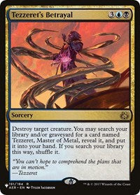 Tezzeret's Betrayal (191/184) - The List Reprints
