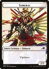 Samurai Token (3) - Kamigawa: Neon Dynasty