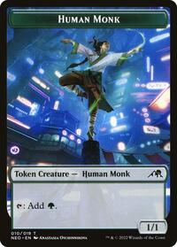 Human Monk Token (10) - Kamigawa: Neon Dynasty