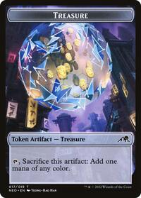 Treasure Token (17) - Kamigawa: Neon Dynasty