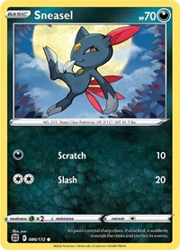 Sneasel (086/172) - SWSH09: Brilliant Stars