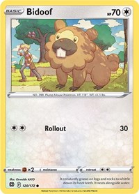 Bidoof (120/172) - SWSH09: Brilliant Stars