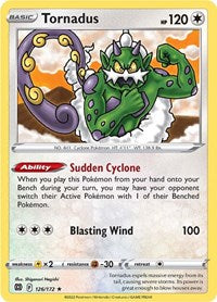 Tornadus (126/172) - SWSH09: Brilliant Stars