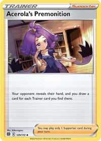 Acerola's Premonition (129/172) - SWSH09: Brilliant Stars