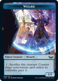 Wizard Token (5) - Streets of New Capenna