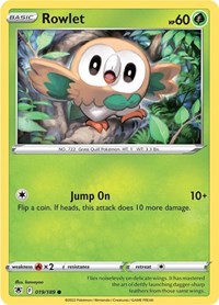 Rowlet (019/189) - SWSH10: Astral Radiance
