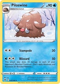 Piloswine (032/189) - SWSH10: Astral Radiance