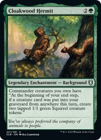 Cloakwood Hermit (221) - Commander Legends: Battle for Baldur's Gate