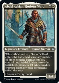 Abdel Adrian Gorions Ward Foil Etched (471) - Commander Legends: Battle for Baldur's Gate