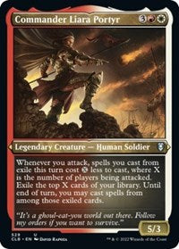 Commander Liara Portyr Foil Etched (529) - Commander Legends: Battle for Baldur's Gate