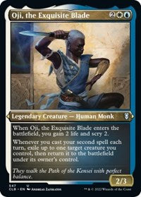 Oji the Exquisite Blade Foil Etched (547) - Commander Legends: Battle for Baldur's Gate