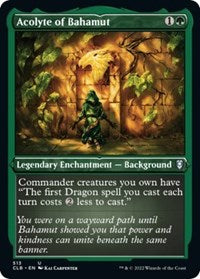 Acolyte of Bahamut Foil Etched (513) - Commander Legends: Battle for Baldur's Gate