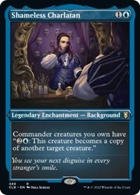 Shameless Charlatan Foil Etched (488) - Commander Legends: Battle for Baldur's Gate