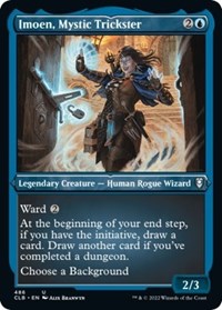 Imoen Mystic Trickster Foil Etched (486) - Commander Legends: Battle for Baldur's Gate