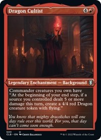 Dragon Cultist Foil Etched (503) - Commander Legends: Battle for Baldur's Gate