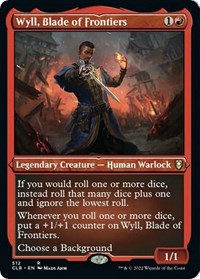 Wyll Blade of Frontiers Foil Etched (512) - Commander Legends: Battle for Baldur's Gate