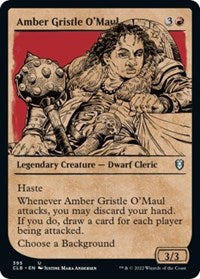 Amber Gristle OMaul Showcase (395) - Commander Legends: Battle for Baldur's Gate