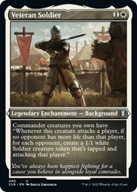 Veteran Soldier Foil Etched (480) - Commander Legends: Battle for Baldur's Gate