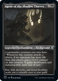 Agent of the Shadow Thieves Foil Etched (493) - Commander Legends: Battle for Baldur's Gate