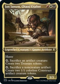 Jan Jansen Chaos Crafter Foil Etched (535) - Commander Legends: Battle for Baldur's Gate