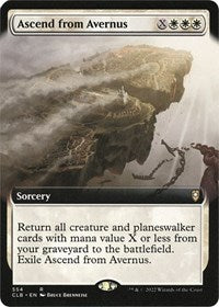 Ascend from Avernus Extended Art (554) - Commander Legends: Battle for Baldur's Gate