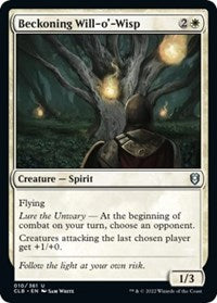 Beckoning Will o Wisp (10) - Commander Legends: Battle for Baldur's Gate