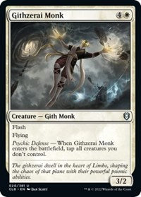 Githzerai Monk (20) - Commander Legends: Battle for Baldur's Gate
