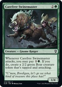 Carefree Swinemaster (219) - Commander Legends: Battle for Baldur's Gate