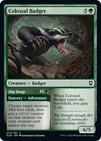 Colossal Badger (223) - Commander Legends: Battle for Baldur's Gate