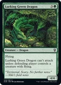 Lurking Green Dragon (239) - Commander Legends: Battle for Baldur's Gate