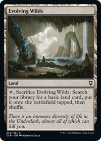 Evolving Wilds (352) - Commander Legends: Battle for Baldur's Gate