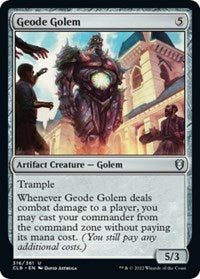 Geode Golem (316) - Commander Legends: Battle for Baldur's Gate