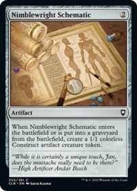 Nimblewright Schematic (330) - Commander Legends: Battle for Baldur's Gate