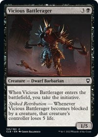 Vicious Battlerager (155) - Commander Legends: Battle for Baldur's Gate
